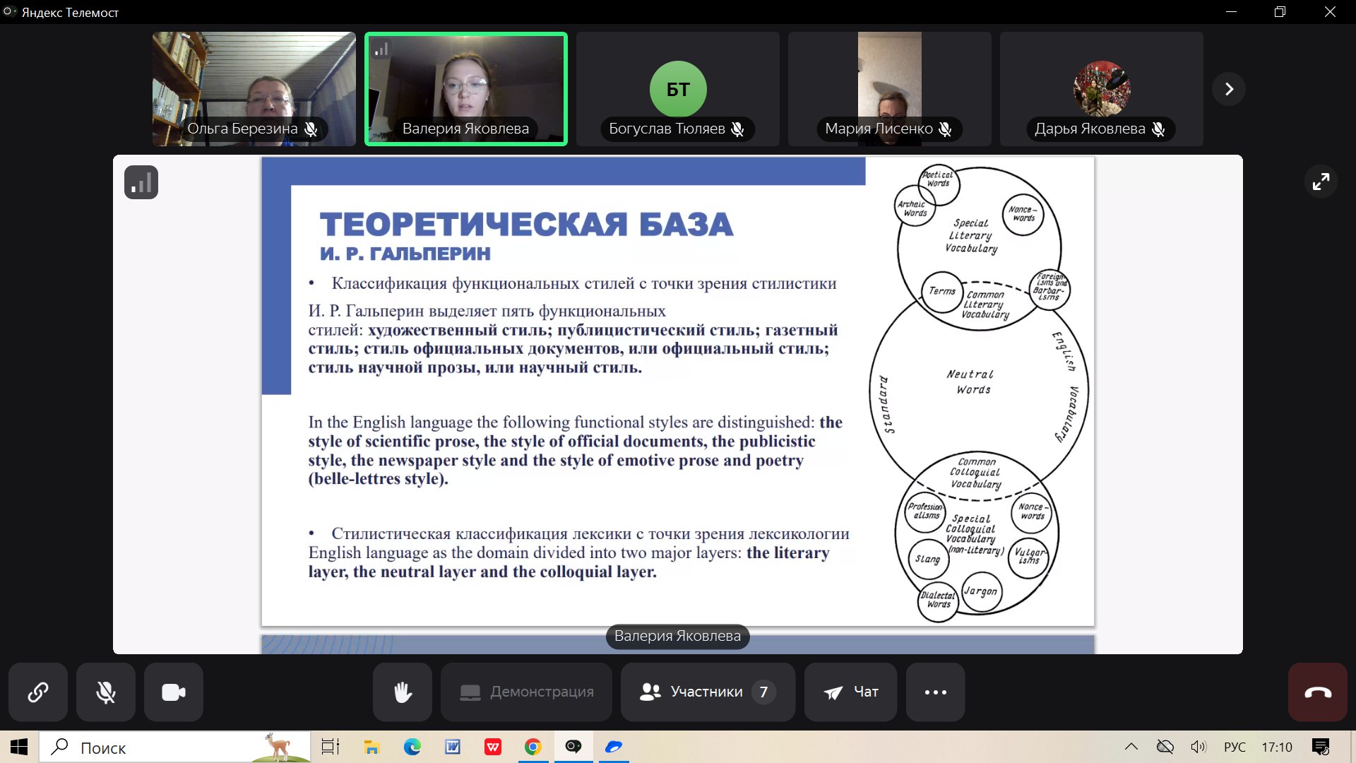 Заседание СНО «Школа молодого исследователя» объединило 28 студентов выпускных курсов