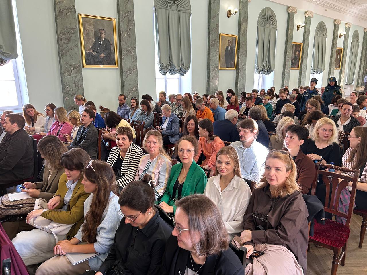 В Мраморном зале состоялась встреча ректора РГПУ им. А.И. Герцена с преподавателями-кураторами академических групп