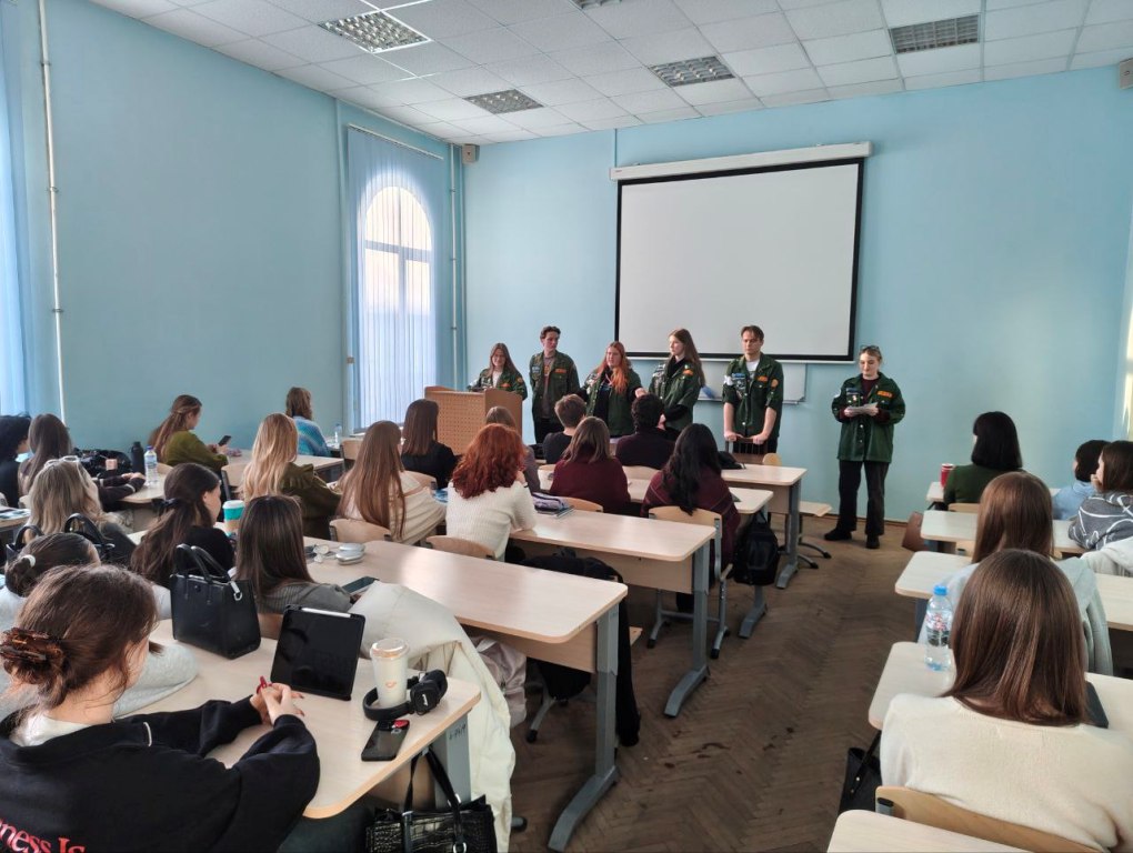 5 февраля 2026 г. сотрудники Штаба студенческих отрядов РГПУ им. А. И. Герцена, провели агитацию студентов