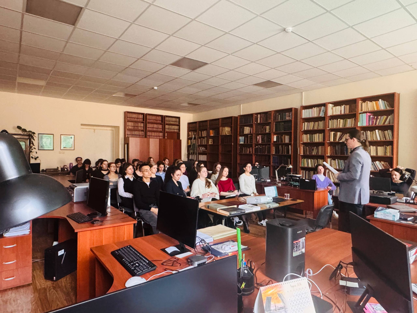 Студенты филологического факультета посетили Институт лингвистических исследований Российской академии наук