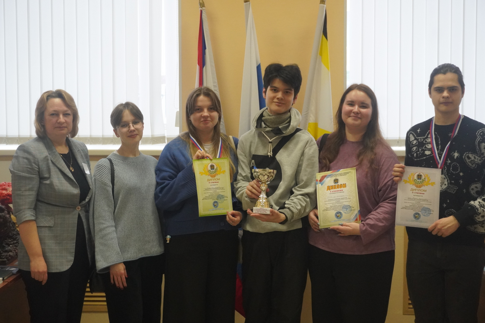 Поздравляем победителей XIV-й Межвузовской межрегиональной олимпиаде по химии среди образовательных учреждений высшего образования!!!