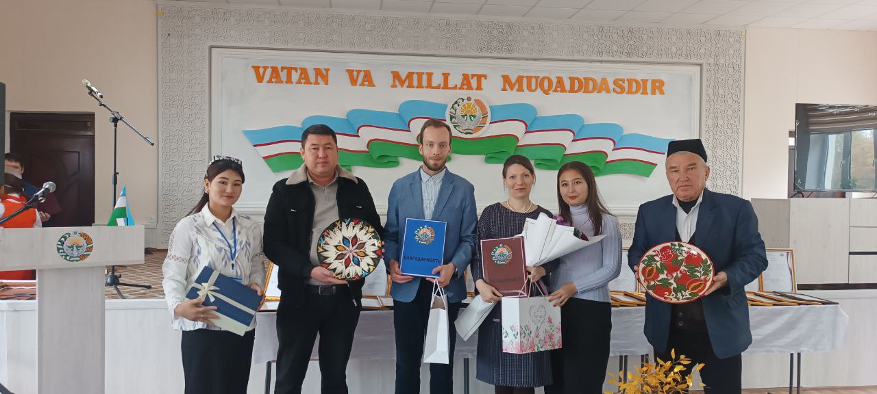 Торжественное вручение сертификатов в Центре открытого образования на базе Музрабатского педагогического колледжа Республики Узбекистан