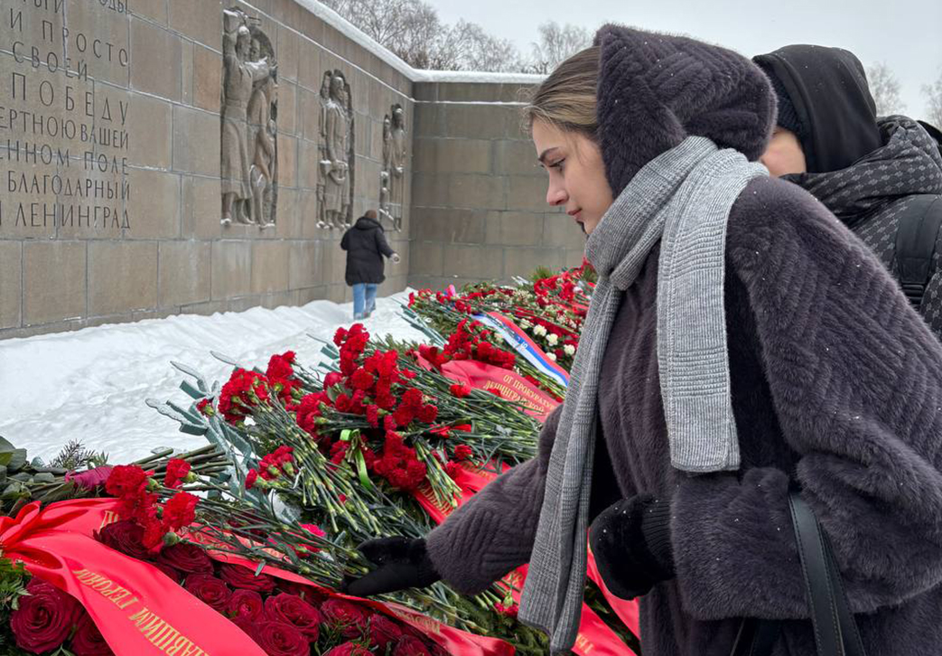 Студенты и преподаватели почтили память защитников Ленинграда