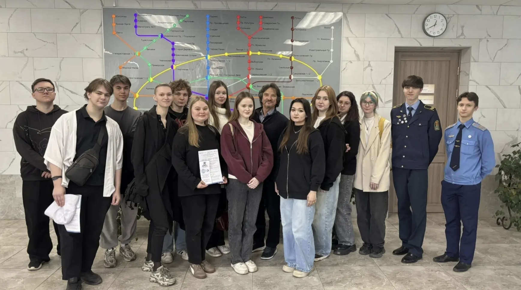Студенты кафедры технологического образования в Колледже метрополитена