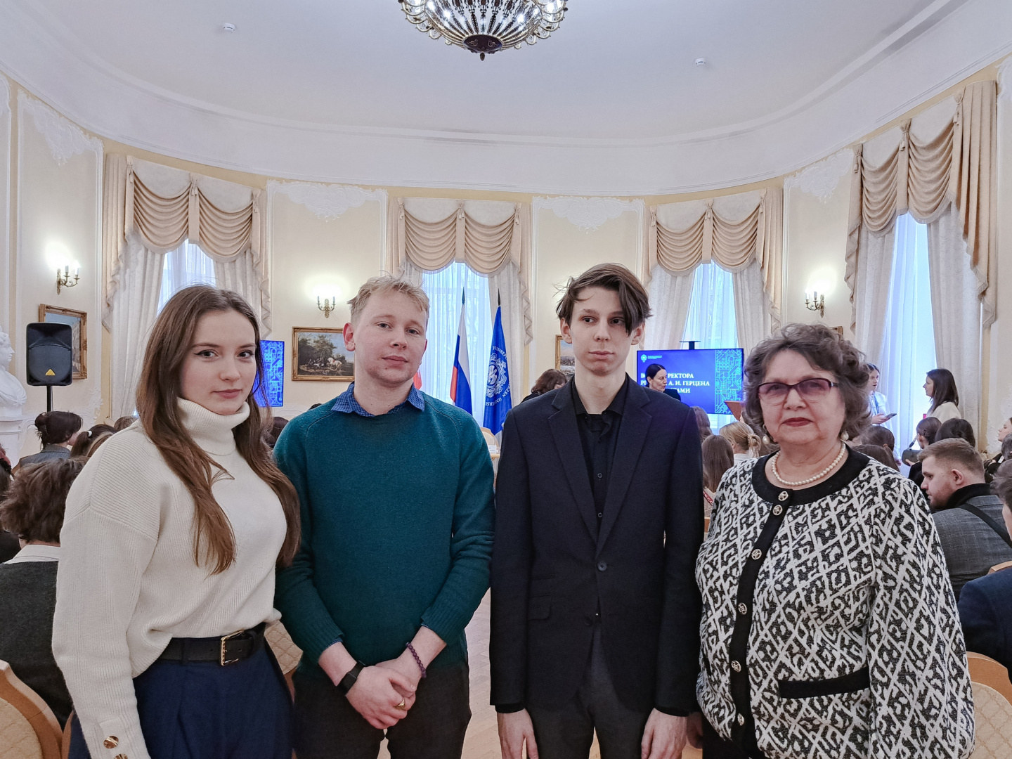 Представители студенческого актива факультета химии приняли участие во встрече с руководством Герценовского университета