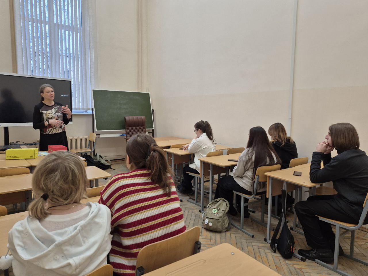 Первое занятие проектного модуля весенней сессии проекта «Герценовские среды»