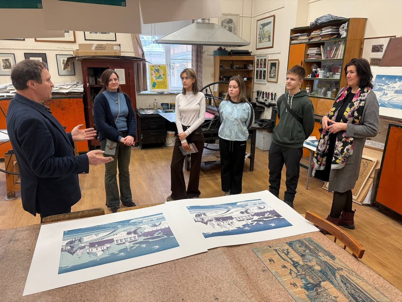 Профориентационная экскурсия в Институте художественного образования для гостей из города Кирова