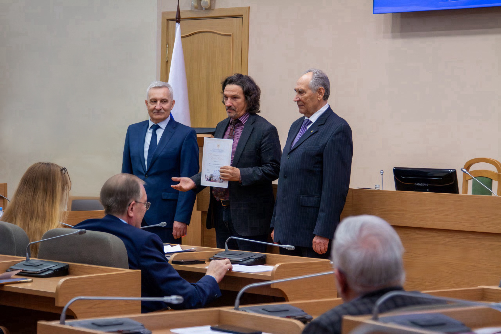 Пронькин В.Н. награжден почетной грамотой ученого совета Герценовского университета