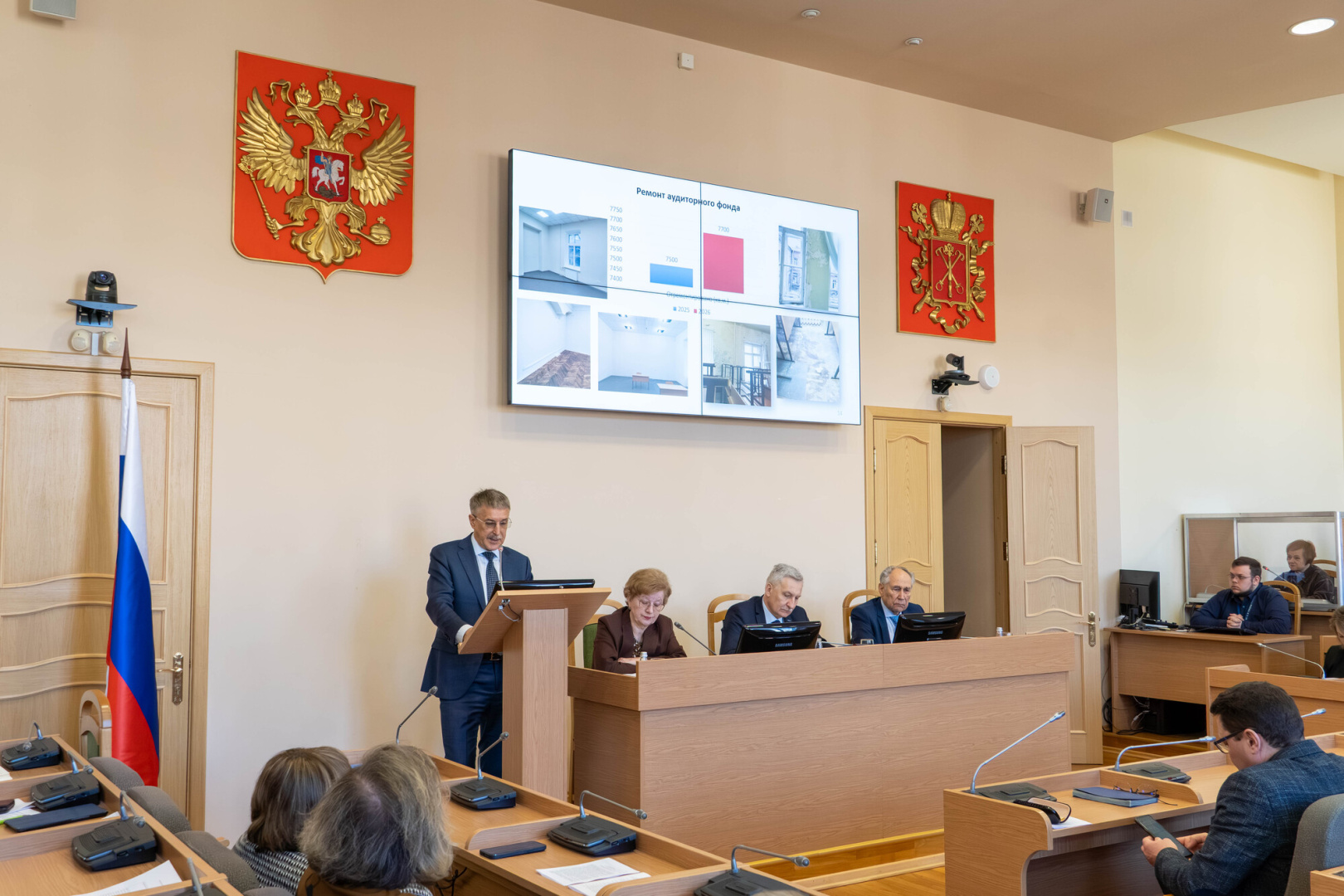 В Герценовском университете будет отремонтировано не менее 80% аудиторного фонда до 2030 года